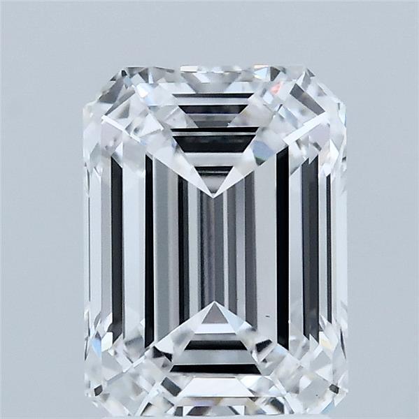 2.00 Carat Emerald Shaped, Excellent Cut, D Color, VS1 Clarity, IGI Certified Lab Grown Diamond