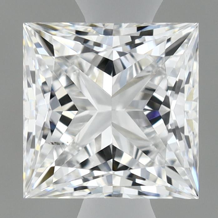 0.93 Carat Princess Shaped, Ideal Cut, D Color, VS2 Clarity, IGI Certified Lab Grown Diamond