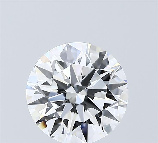 2.05 Carat Round Shaped, Ideal Cut, D Color, VVS2 Clarity, IGI Certified Lab Grown Diamond