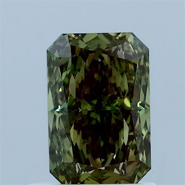 1.06 Carat Radiant Shaped, Ideal Cut, FANCY VIVID GREEN Color, VS1 Clarity, IGI Certified Lab Grown Diamond