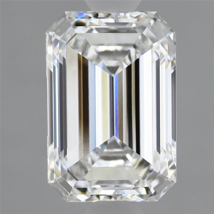 1.80 Carat Emerald Shaped, Ideal Cut, E Color, VVS2 Clarity, IGI Certified Lab Grown Diamond