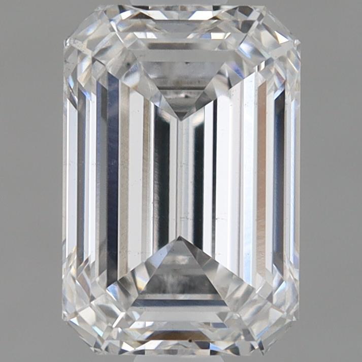 0.96 Carat Emerald Shaped, Ideal Cut, E Color, VS1 Clarity, IGI Certified Lab Grown Diamond