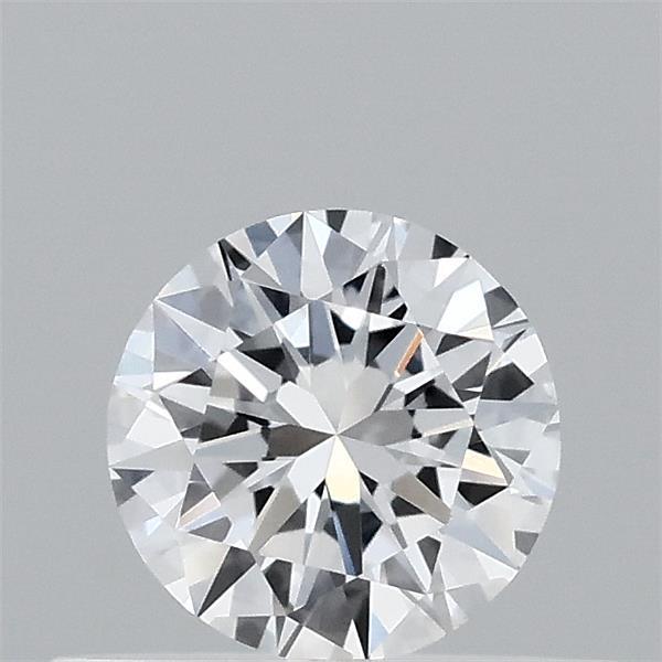 0.37 Carat Round Shaped, Excellent Cut, D Color, VVS2 Clarity, IGI Certified Lab Grown Diamond