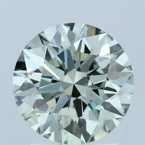 2.02 Carat Round Shaped, Ideal Cut, FANCY VIVID GREEN Color, VS2 Clarity, IGI Certified Lab Grown Diamond