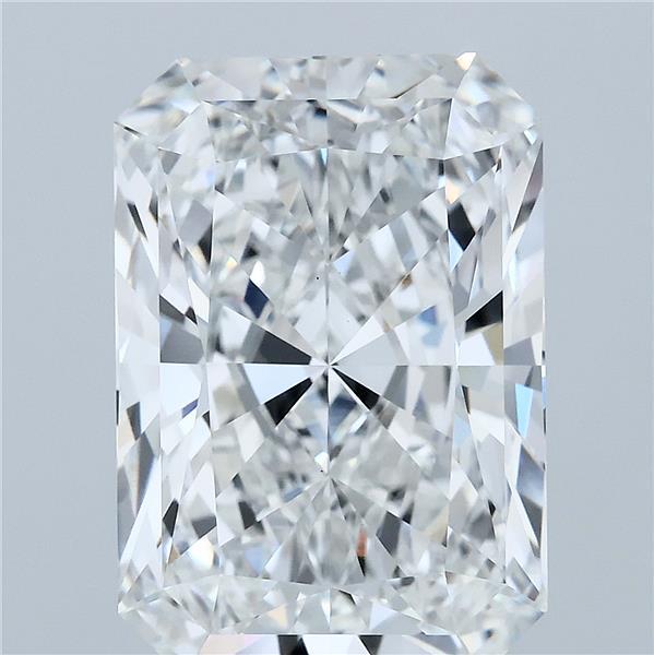 8.52 Carat Radiant Shaped, Excellent Cut, E Color, VVS2 Clarity, IGI Certified Lab Grown Diamond