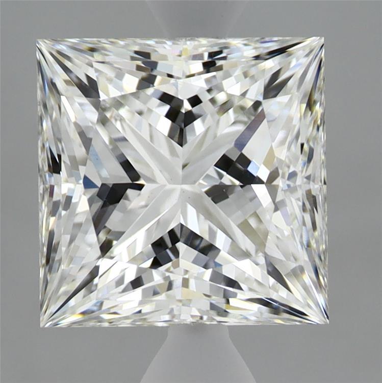 3.24 Carat Princess Shaped, Ideal Cut, F Color, VS1 Clarity, IGI Certified Lab Grown Diamond