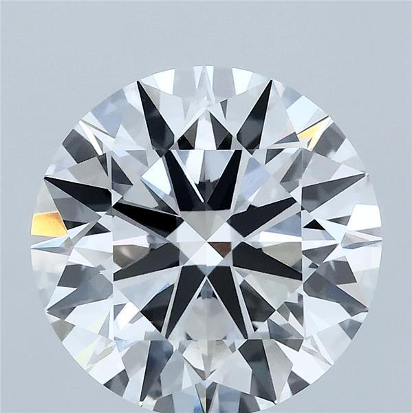 3.81 Carat Round Shaped, Ideal Cut, F Color, VVS2 Clarity, IGI Certified Lab Grown Diamond