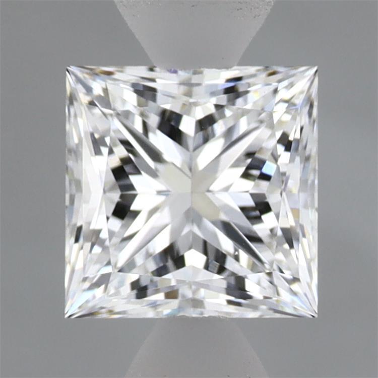 1.58 Carat Princess Shaped, Ideal Cut, D Color, VVS2 Clarity, IGI Certified Lab Grown Diamond