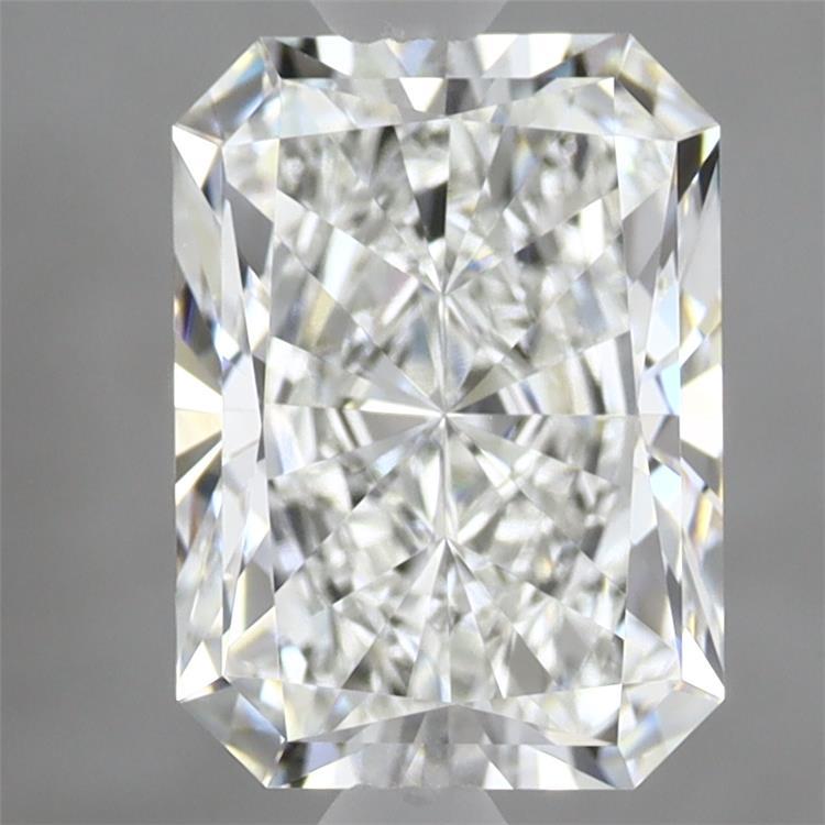 2.44 Carat Radiant Shaped, Excellent Cut, F Color, VVS2 Clarity, IGI Certified Lab Grown Diamond