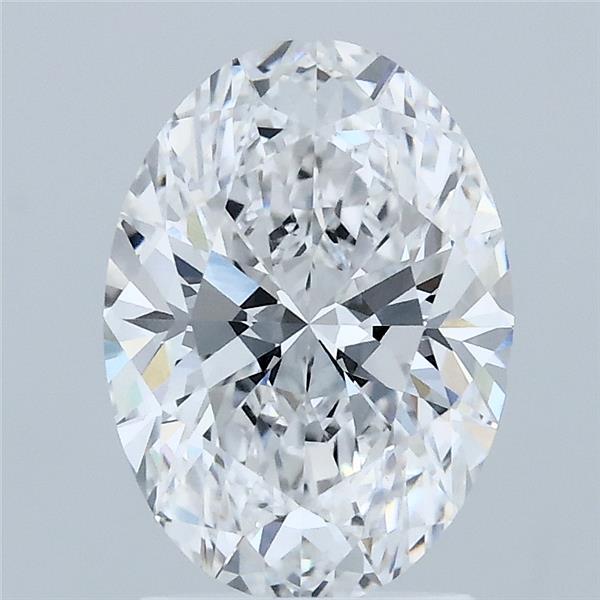 2.07 Carat Oval Shaped, Ideal Cut, D Color, VS1 Clarity, IGI Certified Lab Grown Diamond