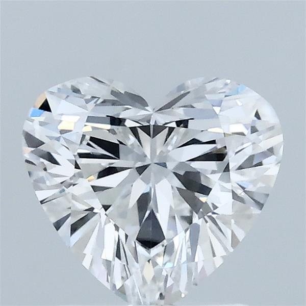 1.09 Carat Heart Shaped, Ideal Cut, D Color, VVS2 Clarity, IGI Certified Lab Grown Diamond