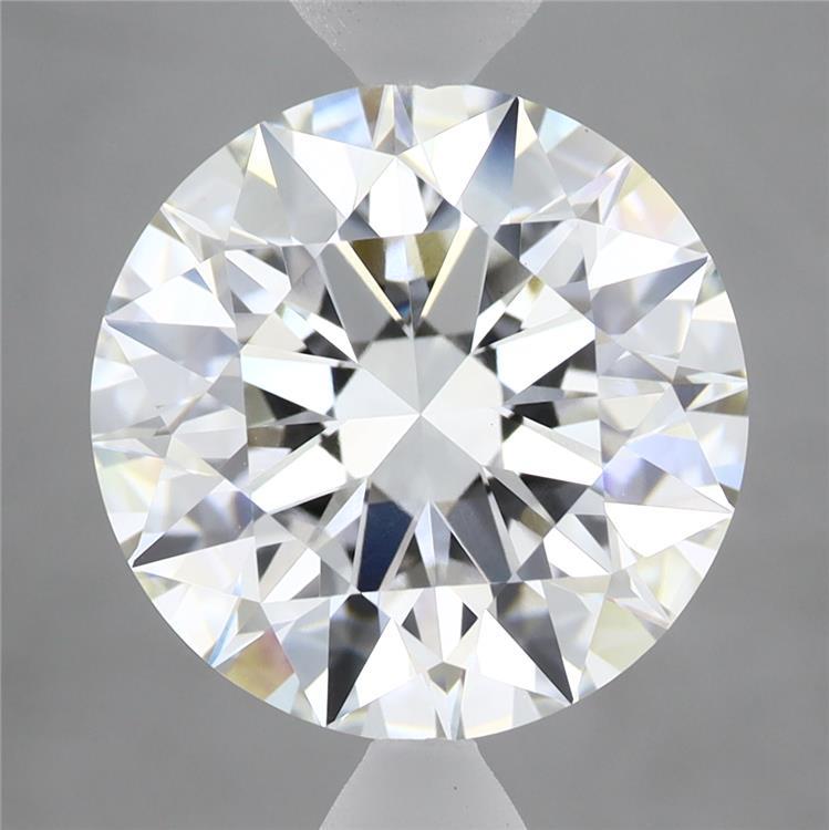 5.55 Carat Round Shaped, Excellent Cut, F Color, VS1 Clarity, IGI Certified Lab Grown Diamond