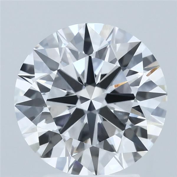 3.10 Carat Round Shaped, Ideal Cut, E Color, VVS2 Clarity, IGI Certified Lab Grown Diamond