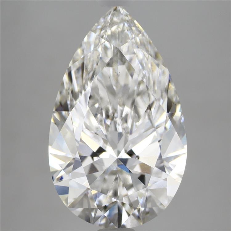 4.64 Carat Pear Shaped, Ideal Cut, F Color, VS1 Clarity, IGI Certified Lab Grown Diamond