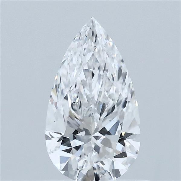 0.79 Carat Pear Shaped, Ideal Cut, D Color, VS1 Clarity, IGI Certified Lab Grown Diamond