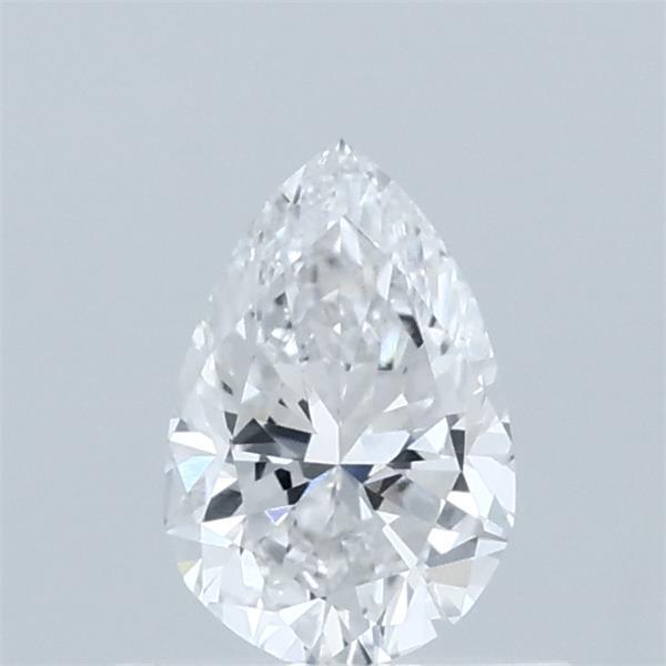 0.51 Carat Pear Shaped, Excellent Cut, D Color, VVS2 Clarity, IGI Certified Lab Grown Diamond