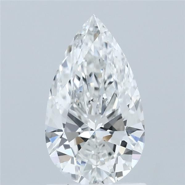 1.25 Carat Pear Shaped, Ideal Cut, E Color, VVS1 Clarity, IGI Certified Lab Grown Diamond
