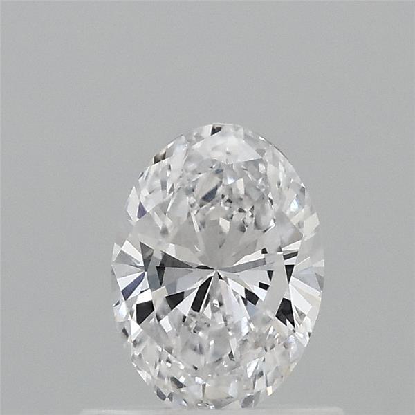 0.57 Carat Oval Shaped, Very Good Cut, D Color, VVS2 Clarity, IGI Certified Lab Grown Diamond