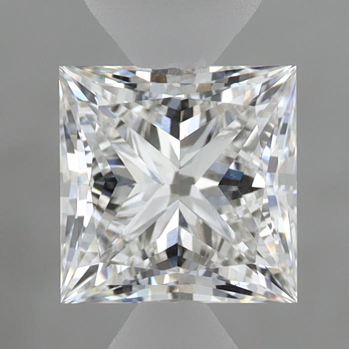 1.31 Carat Princess Shaped, Excellent Cut, F Color, VVS2 Clarity, IGI Certified Lab Grown Diamond