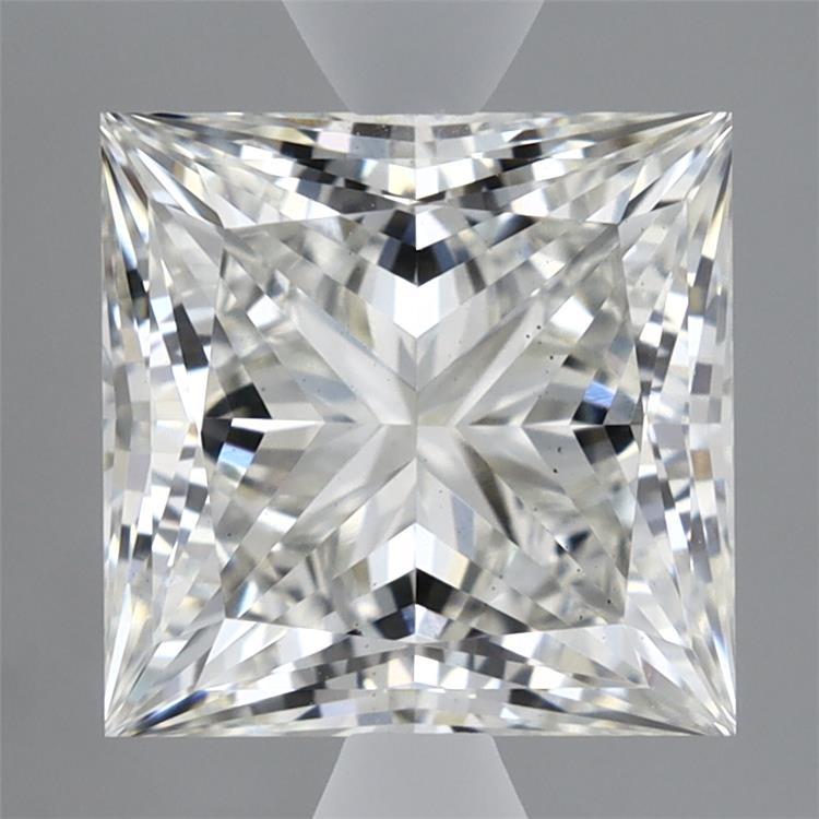 3.04 Carat Princess Shaped, Ideal Cut, G Color, VS1 Clarity, IGI Certified Lab Grown Diamond