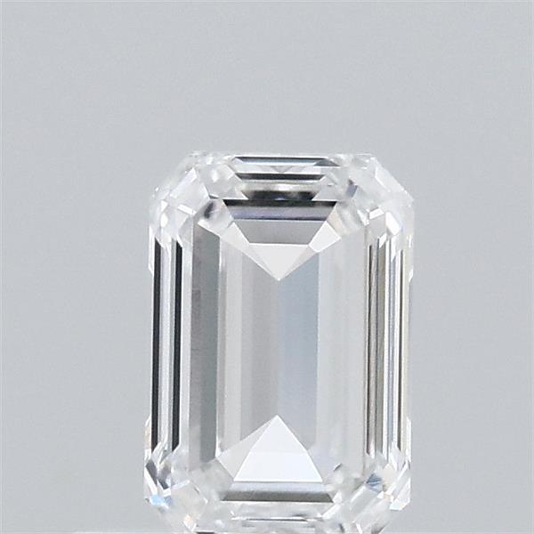 0.48 Carat Emerald Shaped, Excellent Cut, D Color, VVS2 Clarity, IGI Certified Lab Grown Diamond