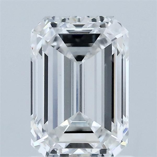 1.50 Carat Emerald Shaped, Ideal Cut, D Color, VS1 Clarity, IGI Certified Lab Grown Diamond