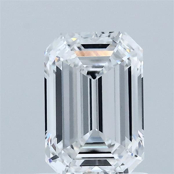 1.09 Carat Emerald Shaped, Ideal Cut, D Color, VVS2 Clarity, IGI Certified Lab Grown Diamond