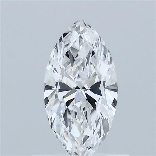 0.59 Carat Marquise Shaped, Excellent Cut, D Color, VVS2 Clarity, IGI Certified Lab Grown Diamond