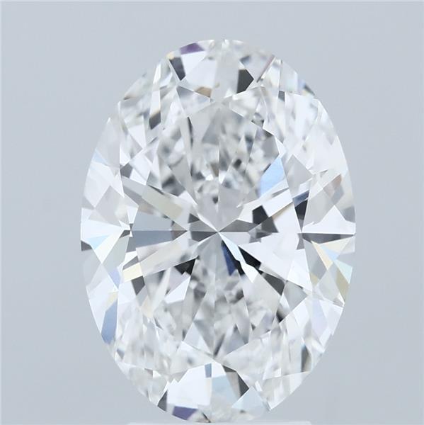 4.00 Carat Oval Shaped, Ideal Cut, E Color, VVS2 Clarity, IGI Certified Lab Grown Diamond