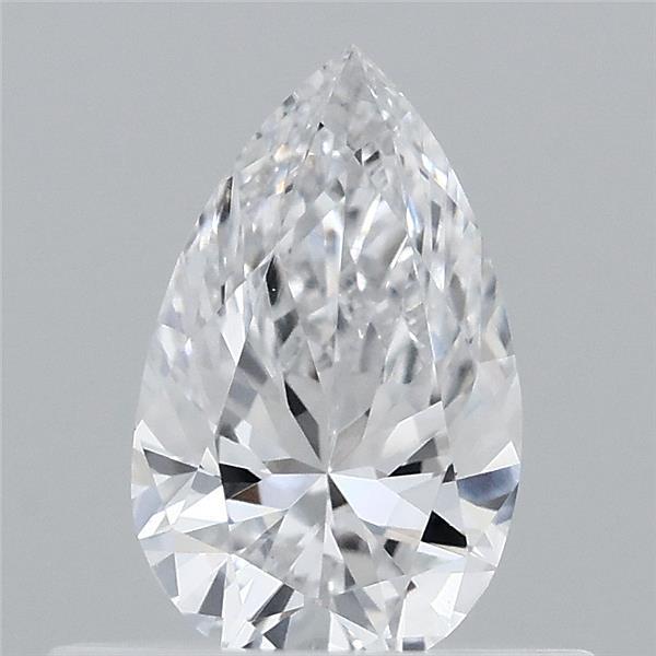 0.47 Carat Pear Shaped, Excellent Cut, D Color, VVS2 Clarity, IGI Certified Lab Grown Diamond
