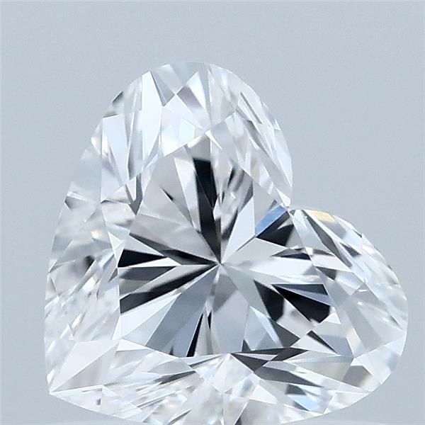 0.86 Carat Heart Shaped, Excellent Cut, D Color, VVS1 Clarity, IGI Certified Lab Grown Diamond