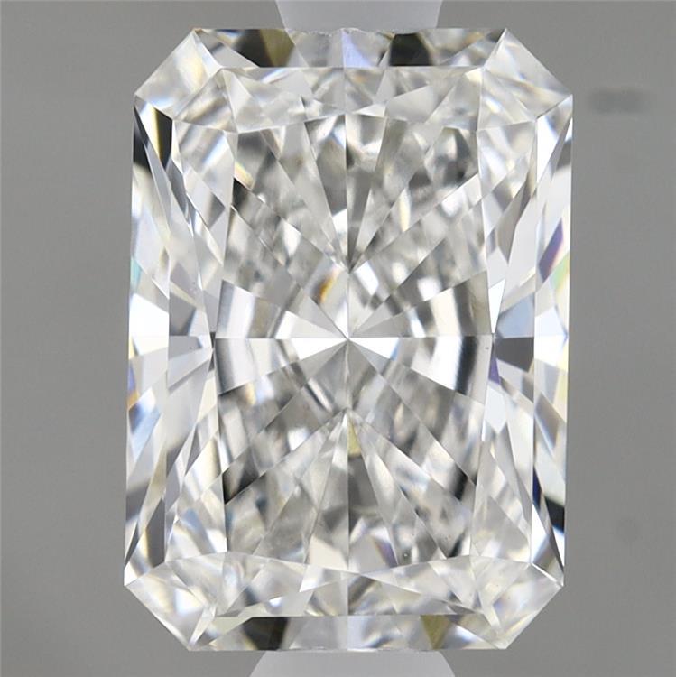 2.03 Carat Radiant Shaped, Ideal Cut, F Color, VVS2 Clarity, IGI Certified Lab Grown Diamond