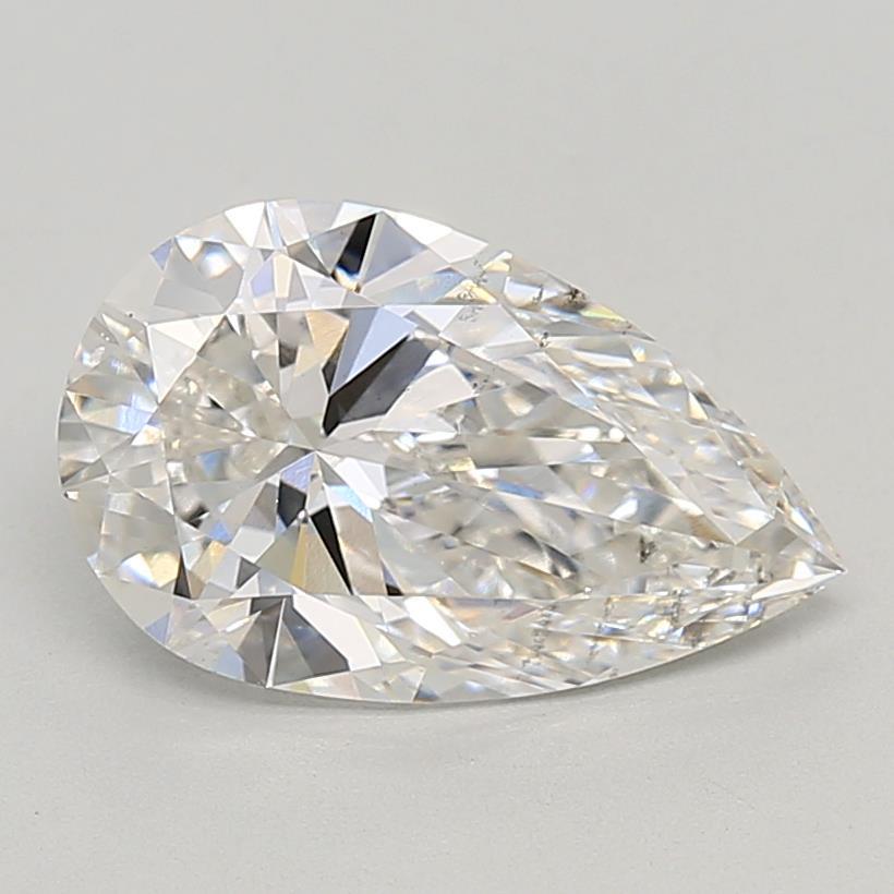 2.51 Carat Pear Shaped, Ideal Cut, F Color, VS2 Clarity, IGI Certified Lab Grown Diamond