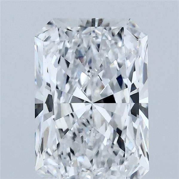 2.06 Carat Radiant Shaped, Ideal Cut, D Color, VVS2 Clarity, IGI Certified Lab Grown Diamond
