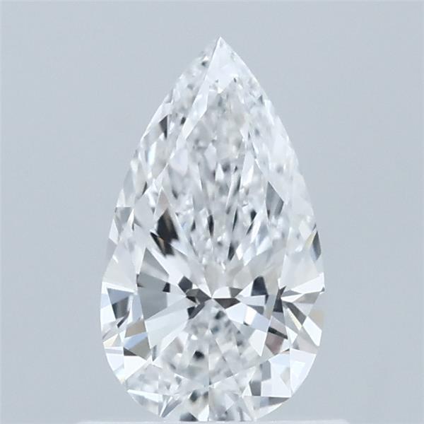 0.72 Carat Pear Shaped, Ideal Cut, D Color, VVS2 Clarity, IGI Certified Lab Grown Diamond