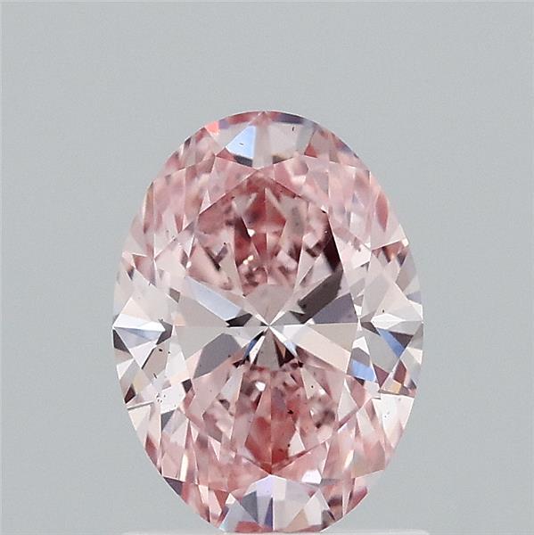 1.20 Carat Oval Shaped, Ideal Cut, FANCY VIVID PINK Color, VS2 Clarity, IGI Certified Lab Grown Diamond