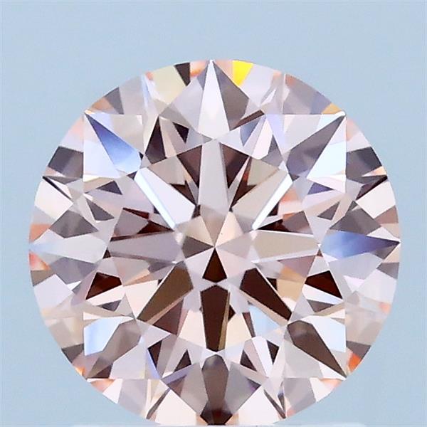 1.51 Carat Round Shaped, Ideal Cut, FANCY INTENSE PINK Color, VVS2 Clarity, IGI Certified Lab Grown Diamond