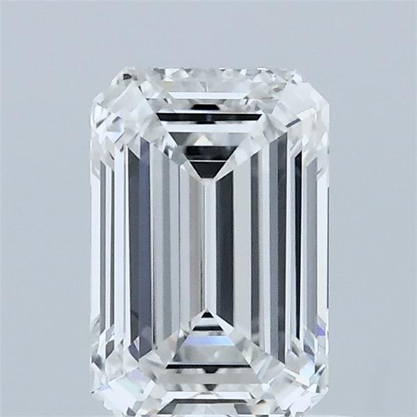 1.10 Carat Emerald Shaped, Ideal Cut, E Color, VVS1 Clarity, IGI Certified Lab Grown Diamond