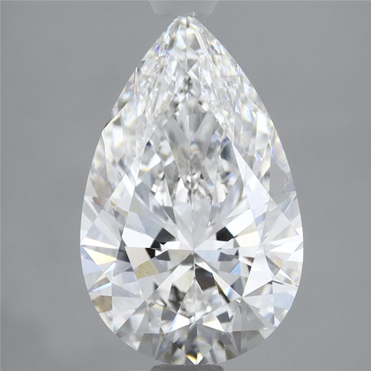 2.81 Carat Pear Shaped, Ideal Cut, E Color, VVS2 Clarity, IGI Certified Lab Grown Diamond