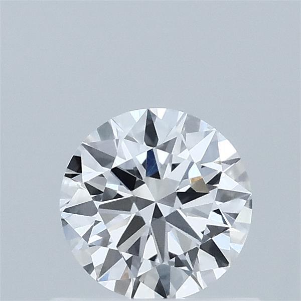 0.58 Carat Round Shaped, Excellent Cut, D Color, VVS2 Clarity, IGI Certified Lab Grown Diamond