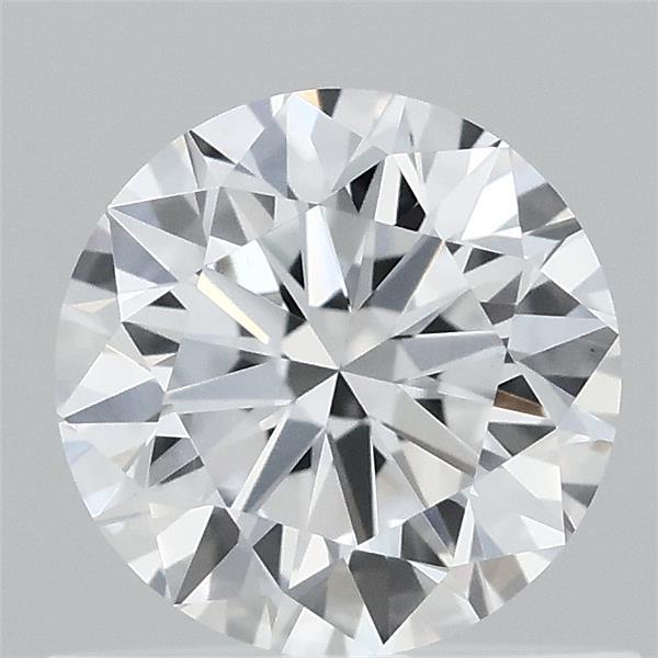 0.65 Carat Round Shaped, Very Good Cut, D Color, VVS2 Clarity, IGI Certified Lab Grown Diamond