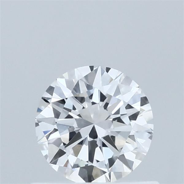 0.59 Carat Round Shaped, Very Good Cut, D Color, VVS2 Clarity, IGI Certified Lab Grown Diamond