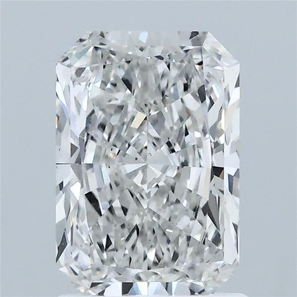 1.50 Carat Radiant Shaped, Excellent Cut, F Color, VS2 Clarity, IGI Certified Lab Grown Diamond