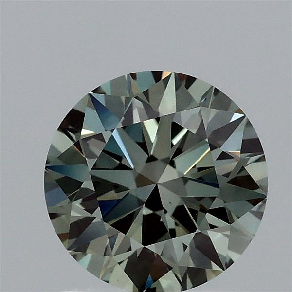 1.21 Carat Round Shaped, Ideal Cut, FANCY VIVID GREEN Color, VS1 Clarity, IGI Certified Lab Grown Diamond