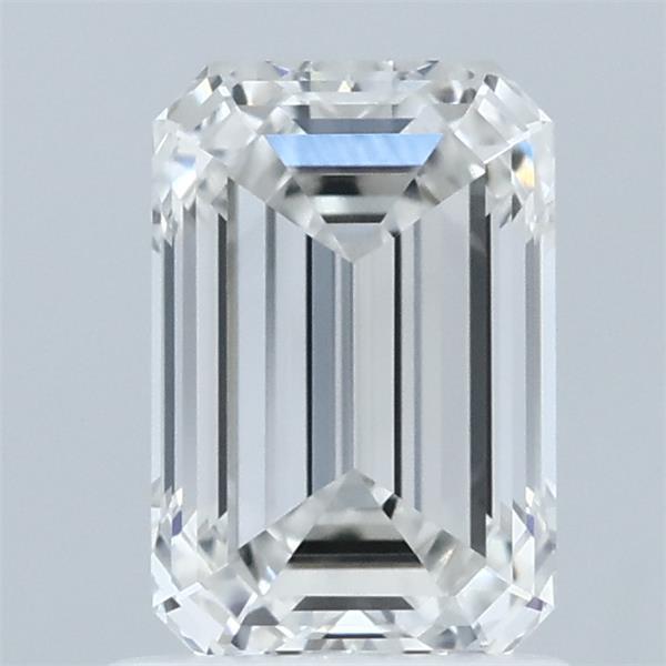 1.39 Carat Emerald Shaped, Ideal Cut, F Color, VVS1 Clarity, IGI Certified Lab Grown Diamond
