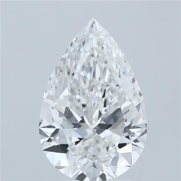 3.00 Carat Pear Shaped, Ideal Cut, E Color, VVS1 Clarity, IGI Certified Lab Grown Diamond