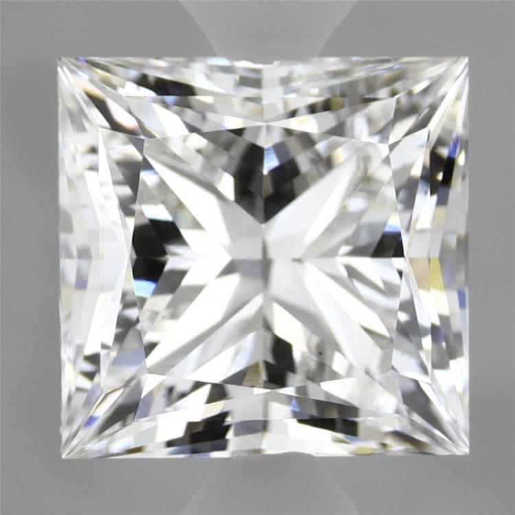 3.19 Carat Princess Shaped, Ideal Cut, E Color, VS2 Clarity, IGI Certified Lab Grown Diamond