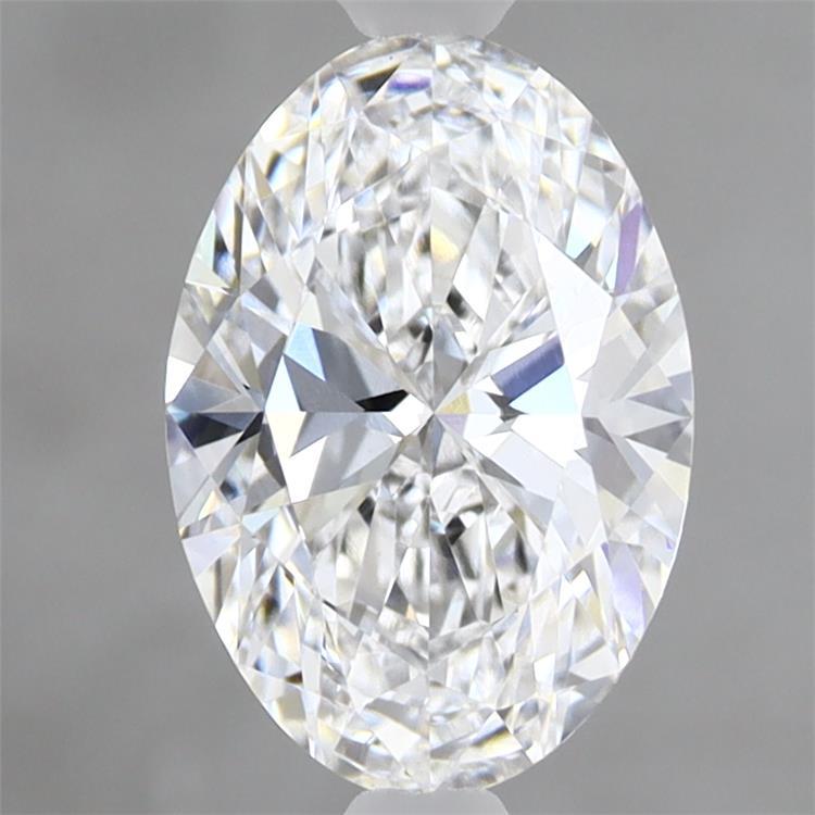 1.59 Carat Oval Shaped, Ideal Cut, D Color, VVS2 Clarity, IGI Certified Lab Grown Diamond