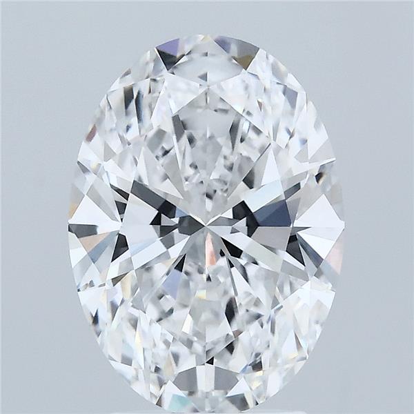 3.07 Carat Oval Shaped, Ideal Cut, D Color, VVS1 Clarity, IGI Certified Lab Grown Diamond
