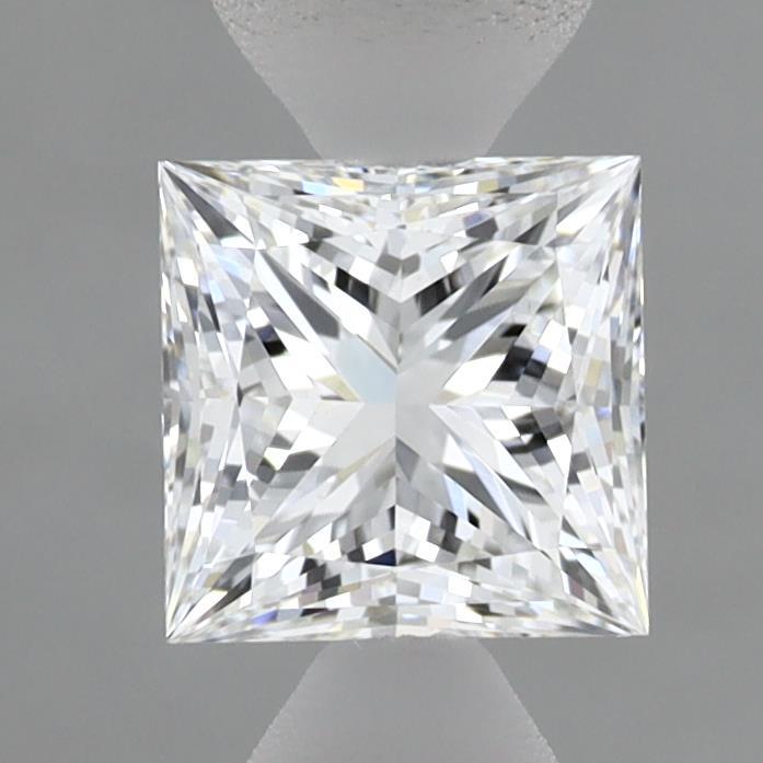 1.01 Carat Princess Shaped, Ideal Cut, D Color, VVS2 Clarity, IGI Certified Lab Grown Diamond